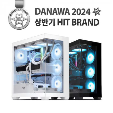 darkFlash DS900 ARGB 강화유리 컴퓨터 PC케이스 (화이트)