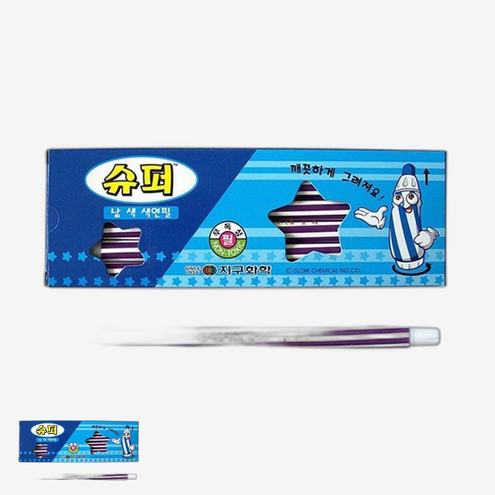 선명한발색 초등학교수업 퍼플색채점펜 필기용도구 미술표시용 보라색필기구 12자루입 - 상품 이미지