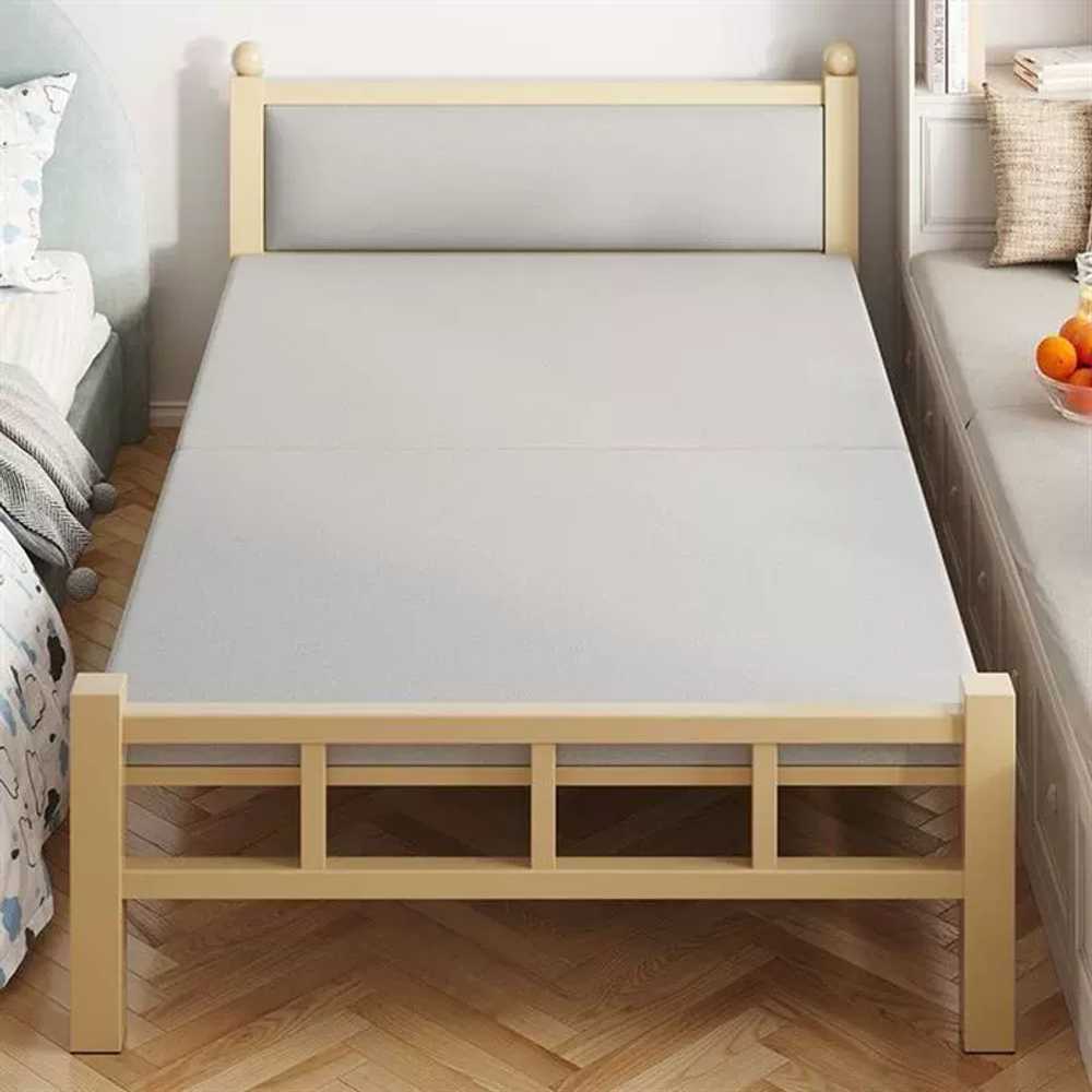 1인용간이침대 병원 미니 손님용 낮잠 수면 편안한 기본형 화이트 폭 70cm - 상세 이미지 2