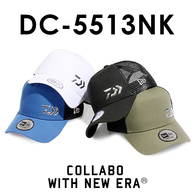다이와 DC-5513NK 메쉬캡 뉴에라 콜라보 한국다이와 정공 화이트 - 상품 이미지