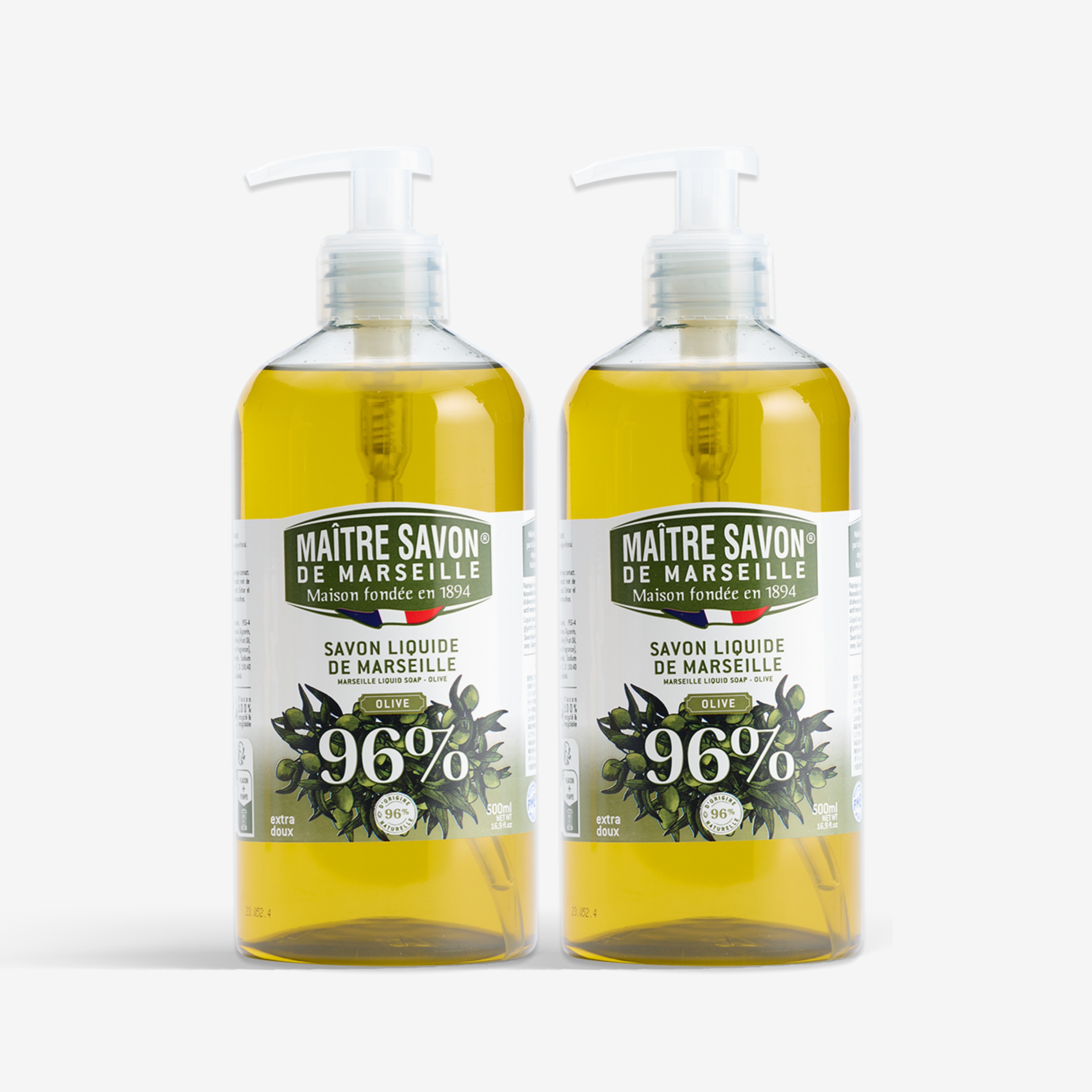 매터사봉 마르세유 올리브 오일 폼클렌저 리퀴드솝 500ml, 2개