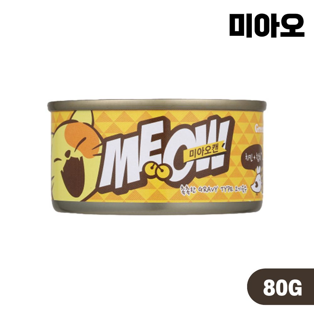 미아오캔 고양이캔 길냥이 통조림 6종 콤보, 80g, 6개 - 상세 이미지 2