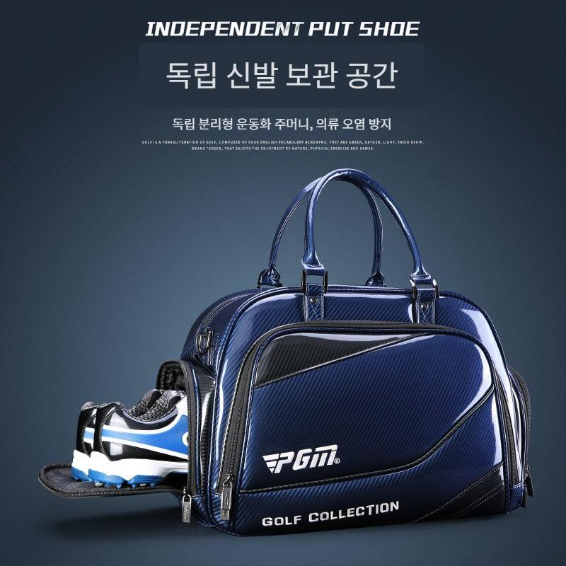 PGM 골프웨어 가방 남녀 이중 옷가방 토트백 캐주얼 여행가방 독립화 가방 - 상세 이미지 3