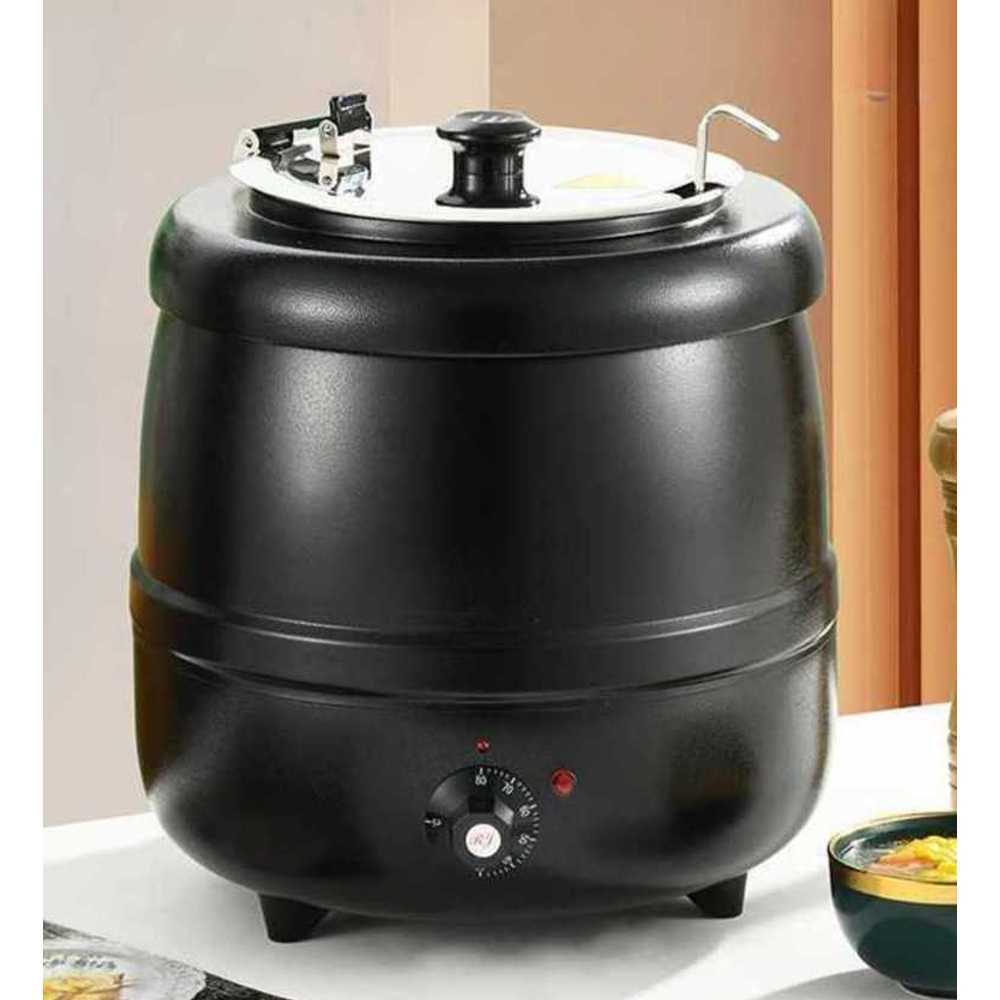 죽 워머 스텐 대용량 육수 국물 절연 탕 조식 연회장 10L 철제쉘+내부스텐 A형 - 상품 이미지
