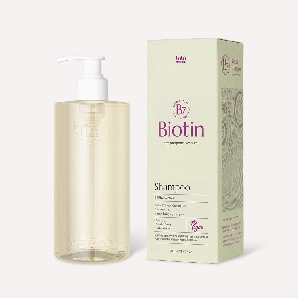 튼튼맘스 비오틴 비건 임산부 산모 샴푸 400ml 상품 이미지