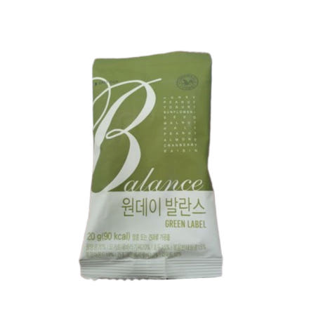 산과들에 원데이발란스그린 하루견과 20g 100개