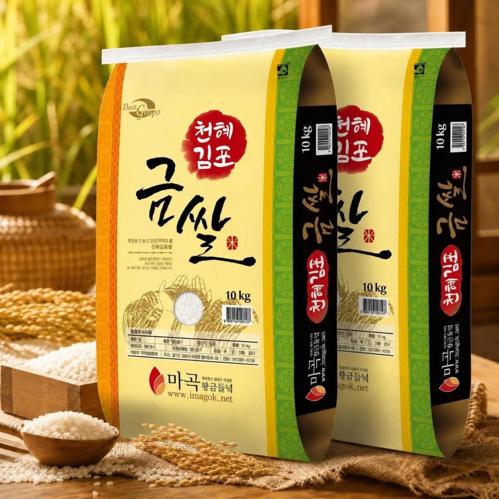 26년 햅쌀 4키로 2026년 햅쌀 10키로 김포금쌀 간척지 쌀 햇쌀 10kg, 2개 - 상품 이미지