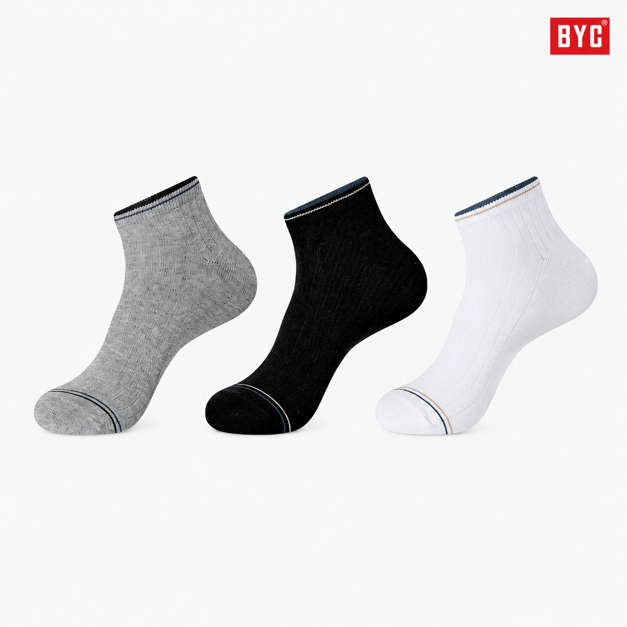 비와이씨 BYC 남성 캐주얼 단목양말 10켤레 sms1145 - 상품 이미지