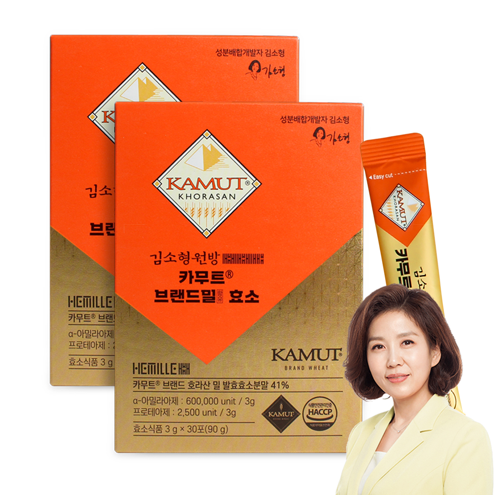 김소형 원방 카무트 효소 3g x 30포 2개 - 상품 이미지