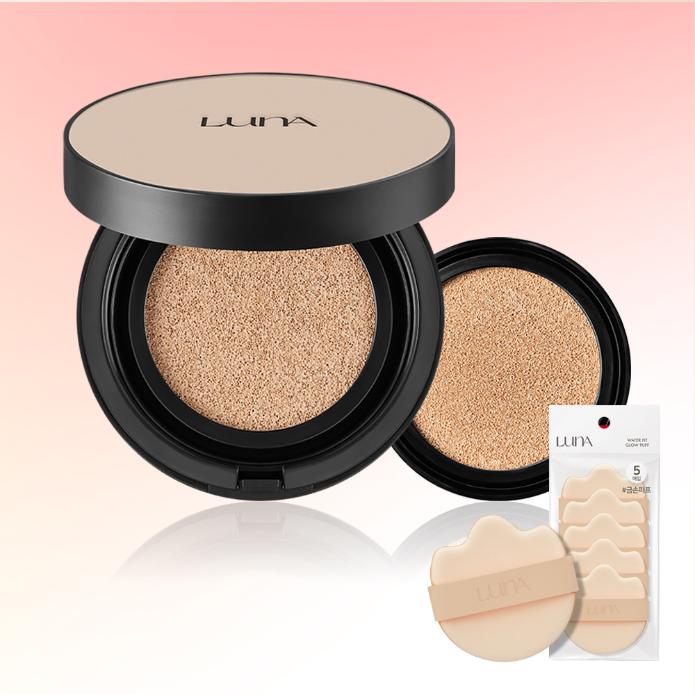 루나 롱래스팅 컨실픽싱 쿠션 본품+리필 13.5g (SPF50 PA++++) (+블러퍼프 5매) - 상품 이미지