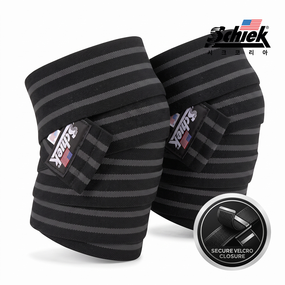 SCHIEK 1178SV 블랙아웃 니랩 헬스 무릎 보호대 등산 스쿼트 관절 시크 쉬크 - 상세 이미지 2