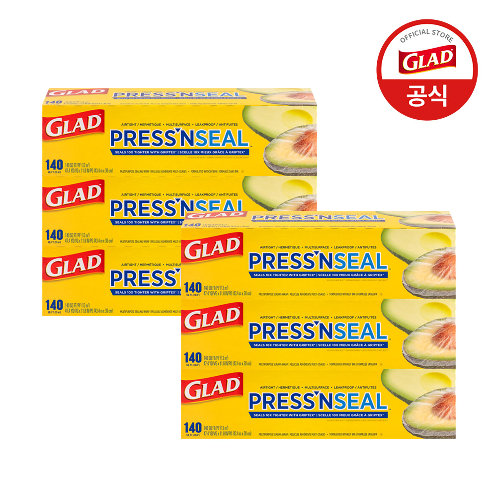 글래드 매직랩 점보 샌드위치 주방랩 비닐랩 43mX30cm, 6개