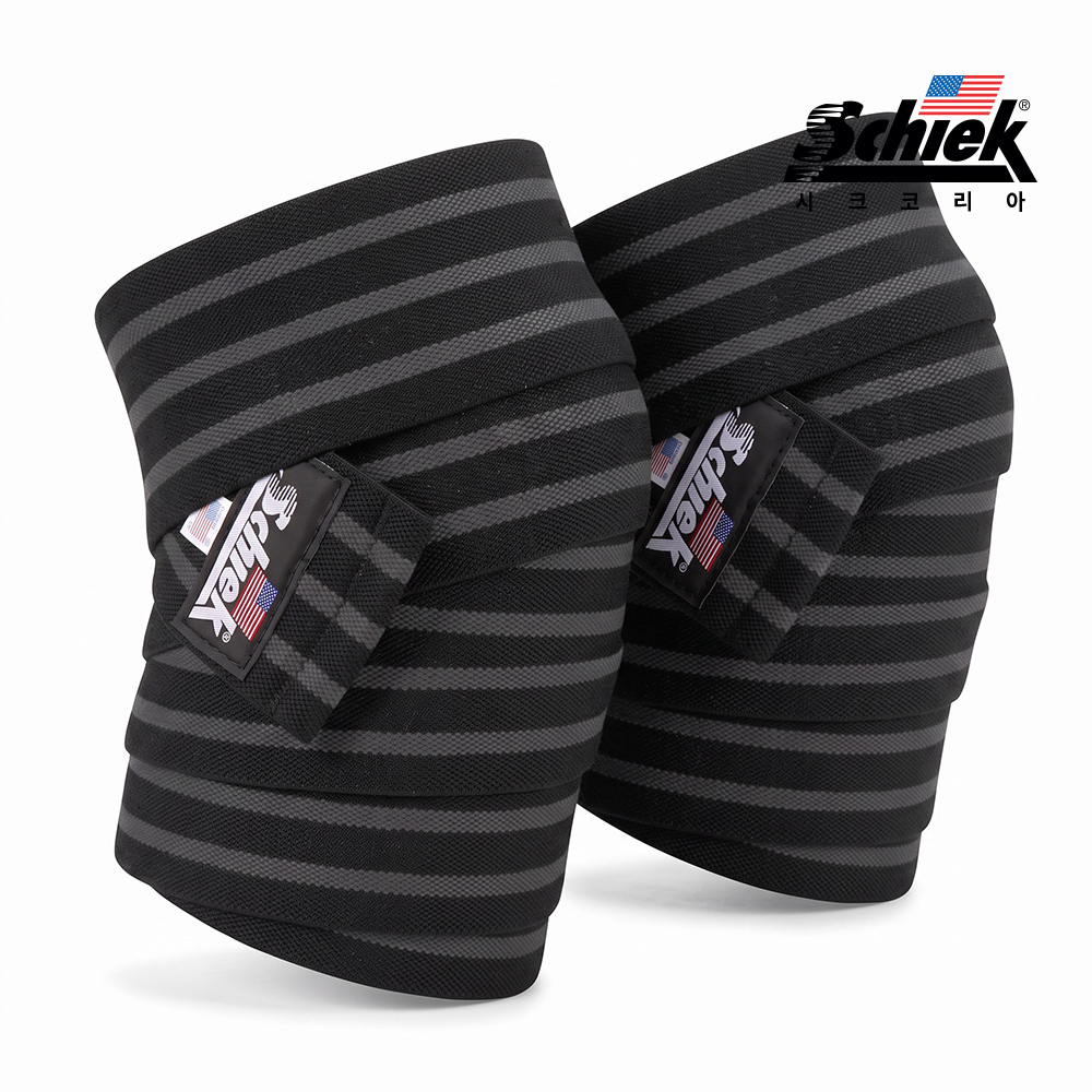 SCHIEK 1178S 블랙아웃 니랩 헬스 무릎 보호대 등산 스쿼트 관절 시크 쉬크 - 메인 이미지