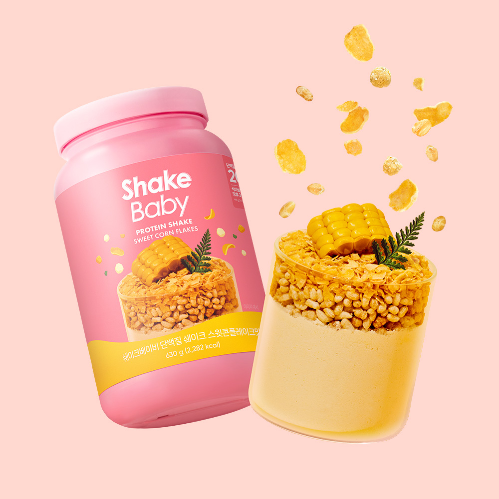 쉐이크베이비 단백질 쉐이크 대용량 스윗콘플레이크, 630g, 1개 - 상품 이미지