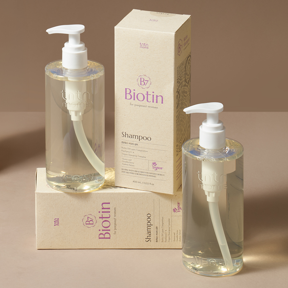 튼튼맘스 비오틴 비건 임산부 산모 샴푸 400ml 상품 이미지