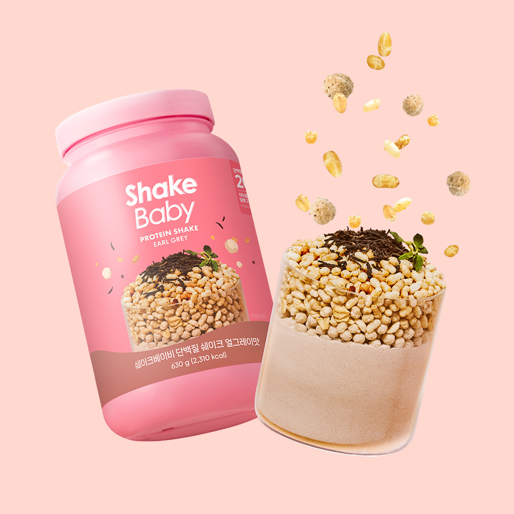 쉐이크베이비 단백질 쉐이크 대용량 얼그레이, 630g, 1개 - 상품 이미지
