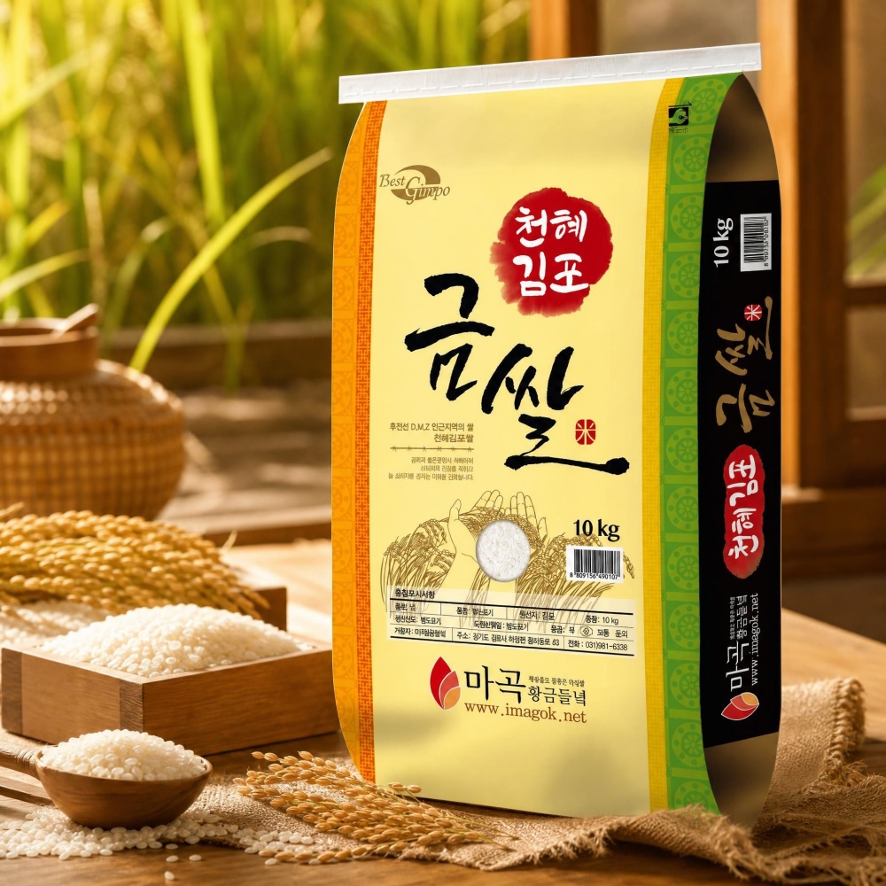 26년 햅쌀 4키로 2026년 햅쌀 10키로 김포금쌀 간척지 쌀 햇쌀 10kg, 1개 - 상품 이미지