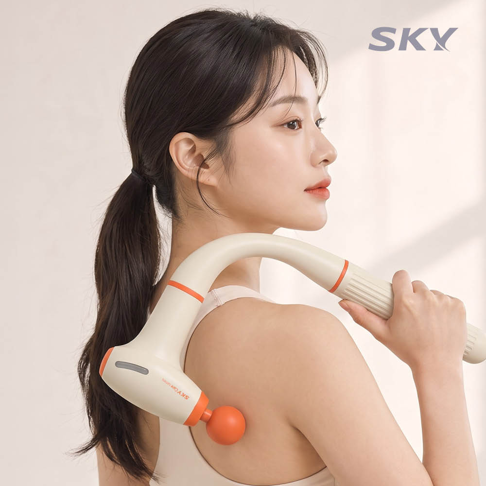 스커이 케어 3IN1 커브 멀티 마사지건 - 상품 이미지