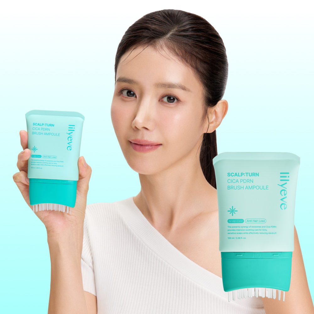 릴리이브 스칼프턴 시카 PDRN 앰플 모낭염 지루성두피염 두피스케일링 100ml, 1개