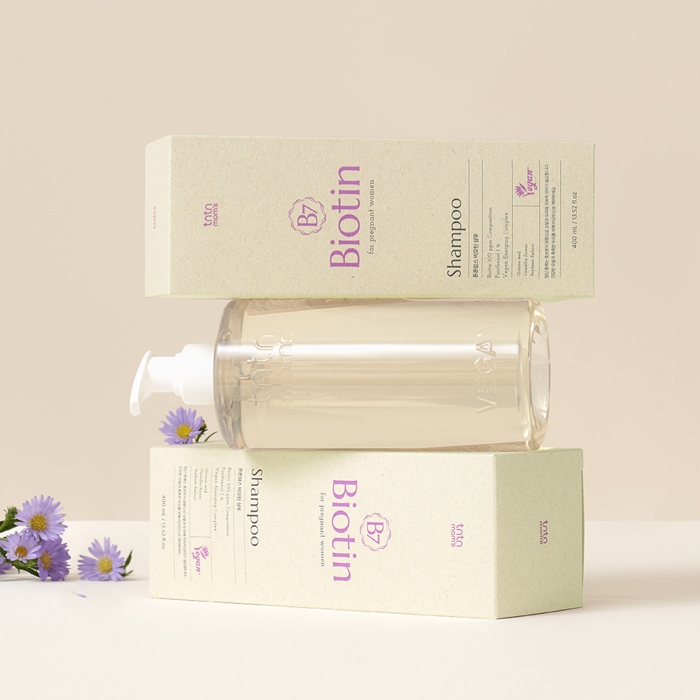 튼튼맘스 비오틴 비건 임산부 산모 샴푸 400ml 상품 이미지