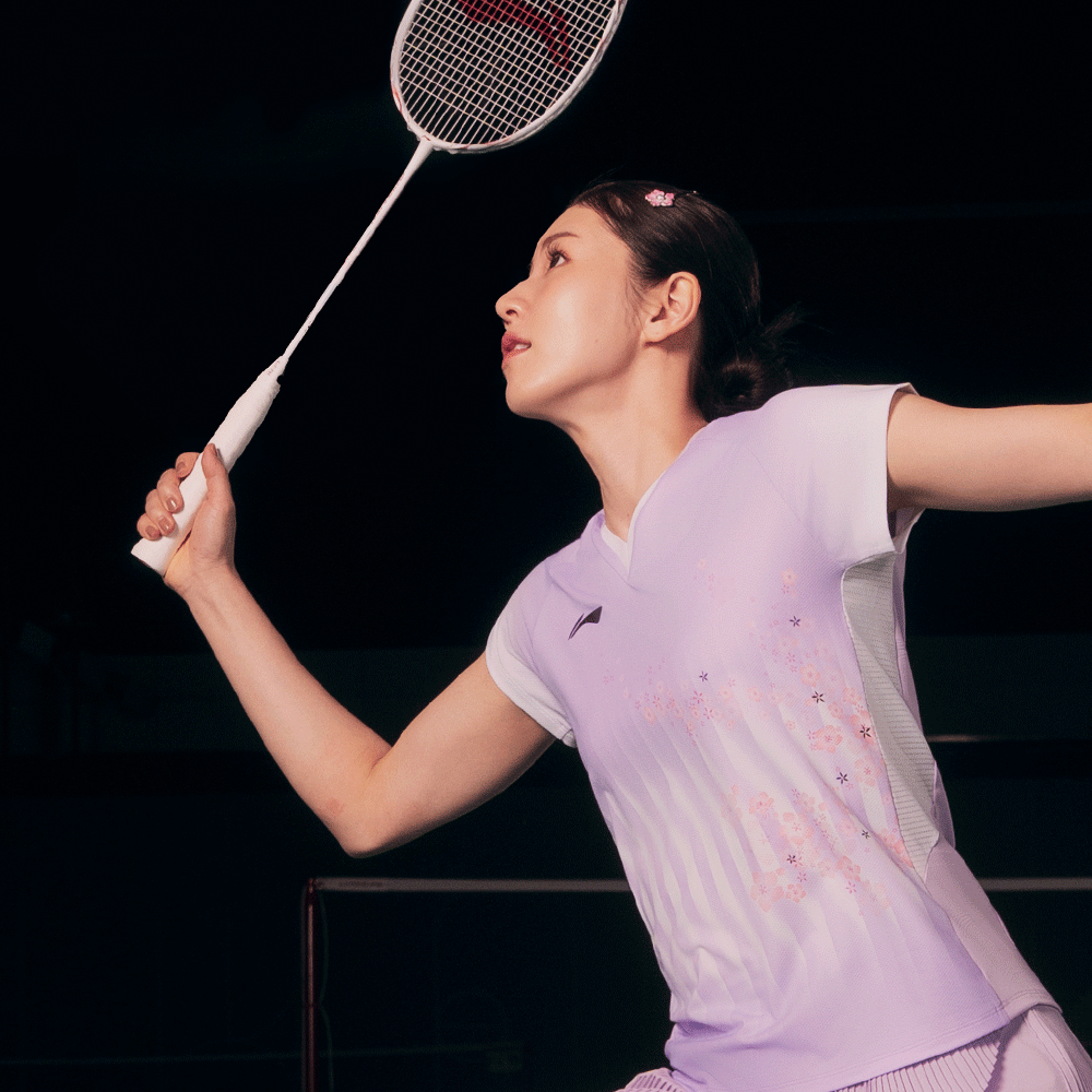 Lining AAYW210-4 Sida Edition Fan Version Women's Short-Sleeve Badminton T-Shirt (Fan Version)