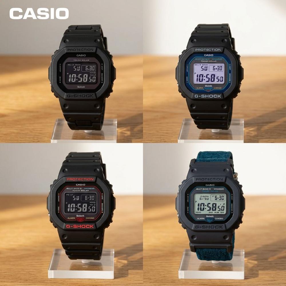 카시오 지샥 GW-BX5600 블루투스 손목 시계 군인 스포츠 터프솔라 방수 - 상품 이미지