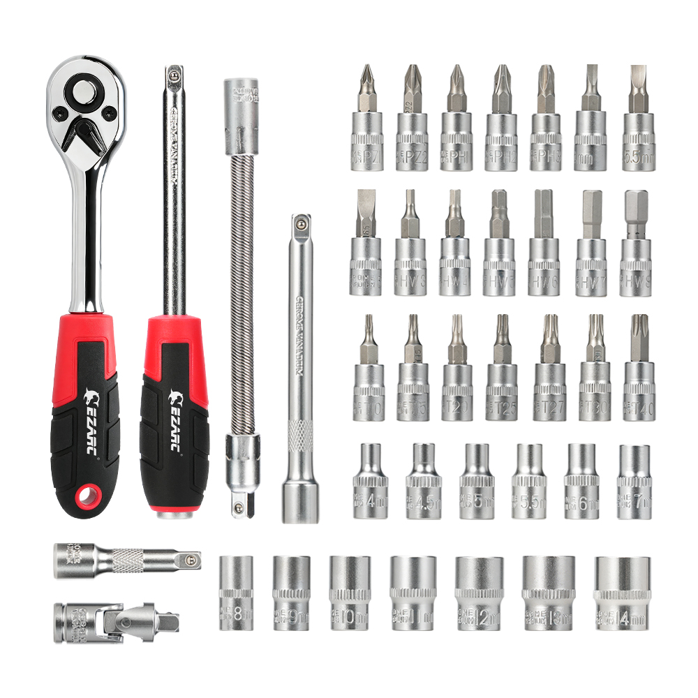 이작툴스 소켓렌치 세트 복스알 깔깔이 1/4 40pcs 81441001 - 상세 이미지 4