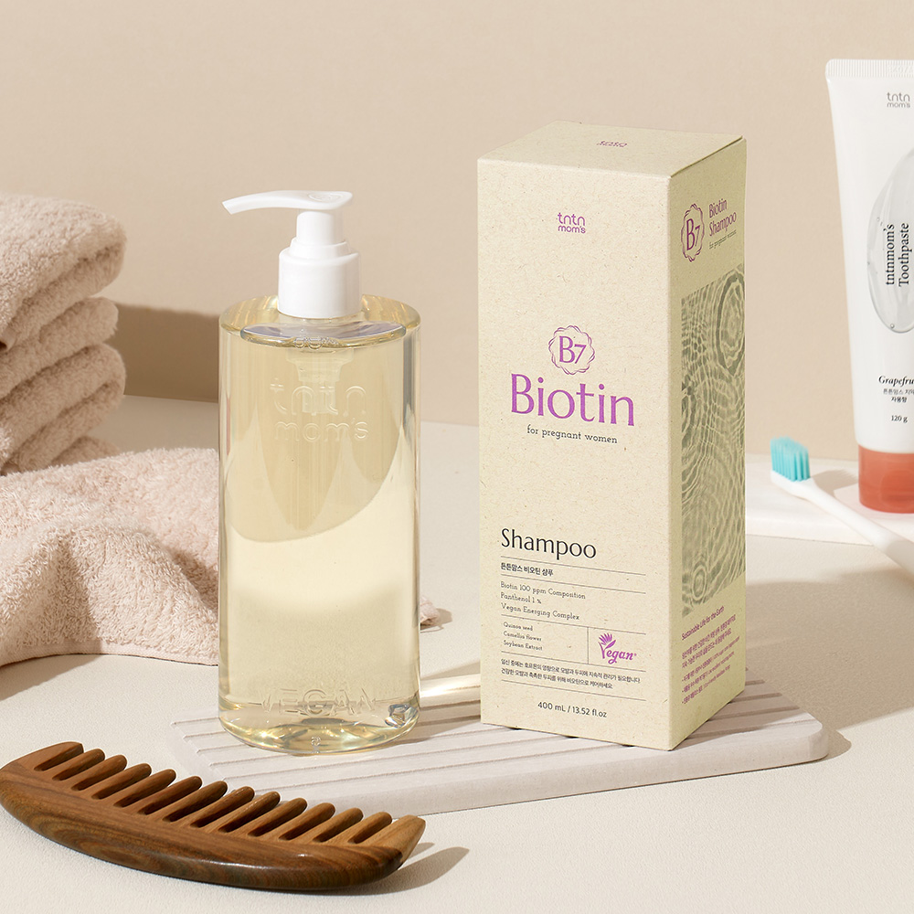 튼튼맘스 비오틴 비건 임산부 산모 샴푸 400ml 상품 이미지