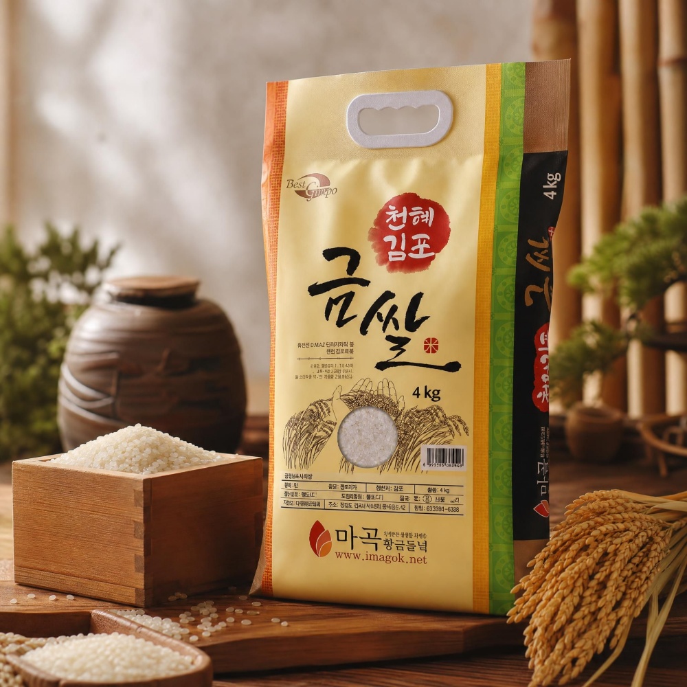 26년 햅쌀 4키로 2026년 햅쌀 10키로 김포금쌀 간척지 쌀 햇쌀 4kg, 1개 - 상품 이미지