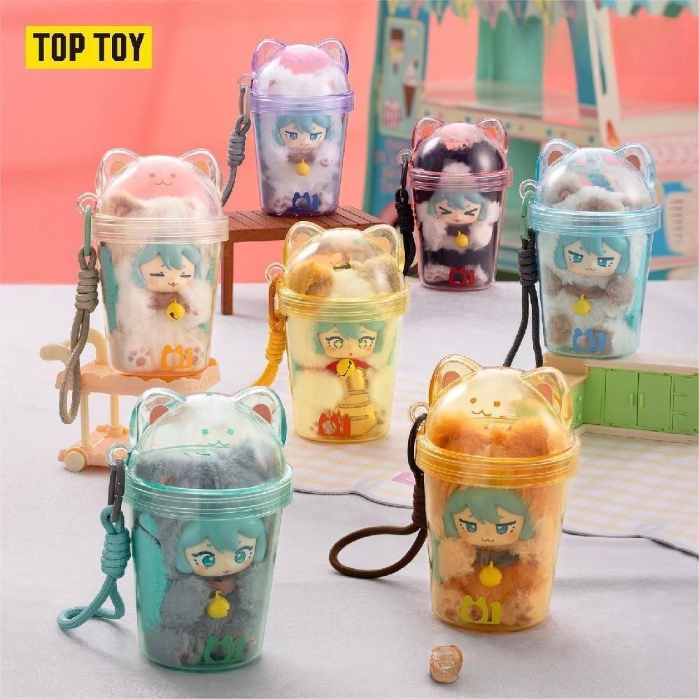 하츠네 미쿠 밀크티 시리즈 피규어 에나멜 봉제 블라인드 박스 가챠 TOPTOY - 상세 이미지 5