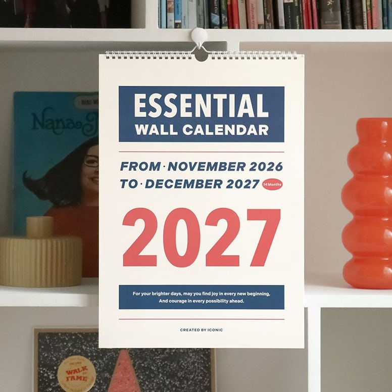 2027 벽걸이달력 A3 2027년 벽달력 심플 27년 월캘린더 음력 이미지 6