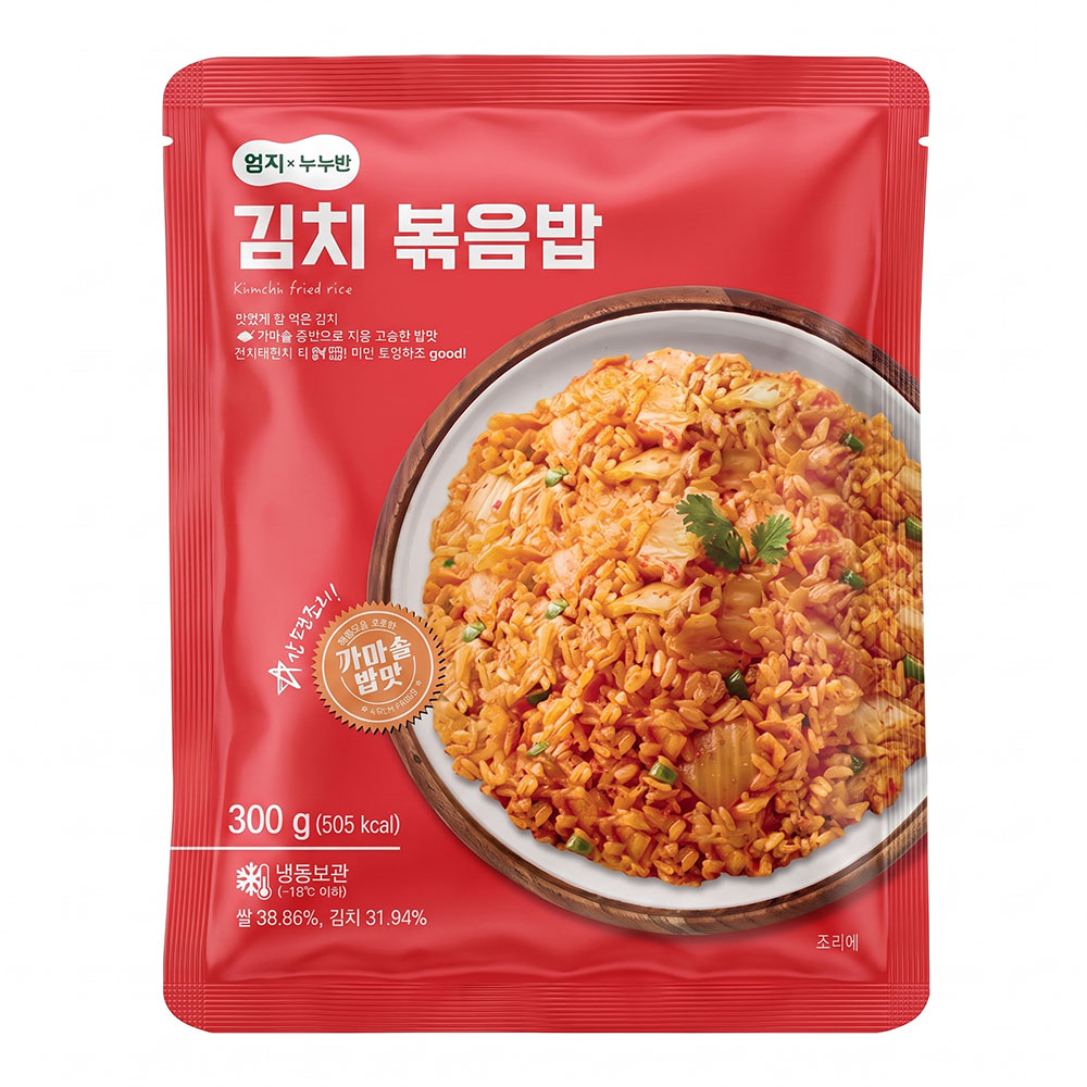 엄지식품 볶음밥 11종 냉동볶음밥 김치, 300g, 1개