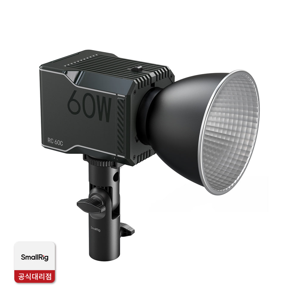 4810 RC 60C RGB LED 비디오조명 (파워뱅크 클램프 포함)