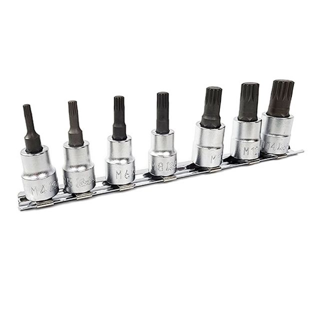 코겐 12각비트소켓레일세트 RS3020/7-L50 (3/8인치) - 상품 이미지