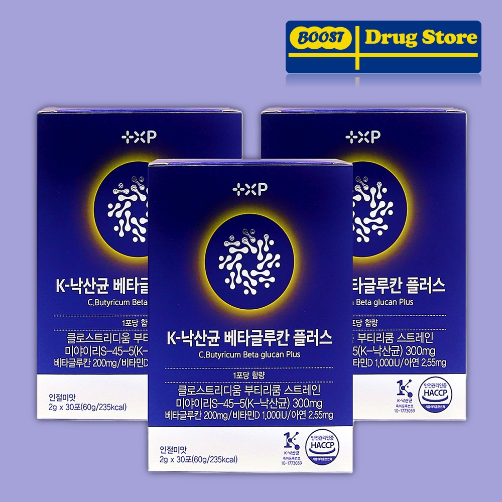 K 낙산균 베타글루칸 면역 아연 함유 이뮨케어 프로바이오틱스 유산균 30포, 3개 - 상품 이미지