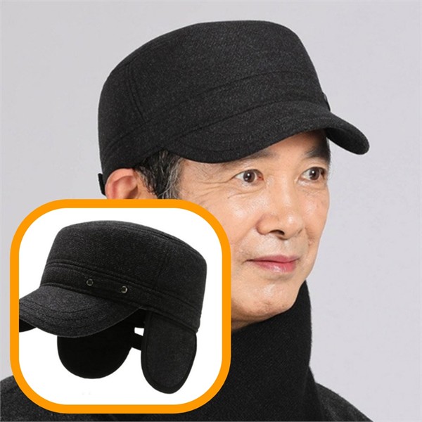 남성 겨울귀달이모자 귀덮는방한모자 귀달이캡모자 - 상품 이미지