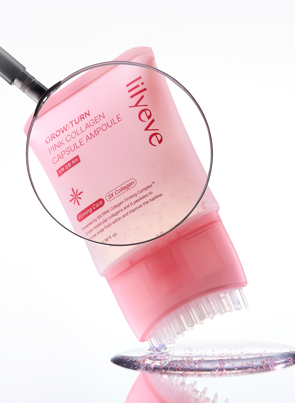 LILYEVE Growturn Pink Low Molecular Collagen Capsule Brush Ampoule - description 5