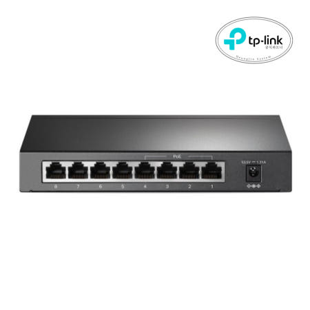 티피링크 TL-SG1008P | 8포트 기가비트 PoE허브 스위칭허브 4포트 PoE+ 지원 CCTV IP카메라 매장 사무실 학원 네트워크 구축