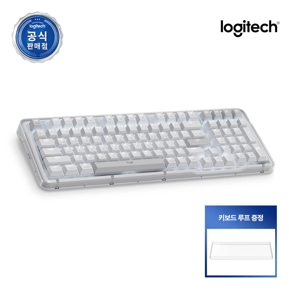 로지텍 ALTO KEYS K98M 블루투스 무선 가스켓 기계식 키보드 오프화이트, 마블축 상품 이미지