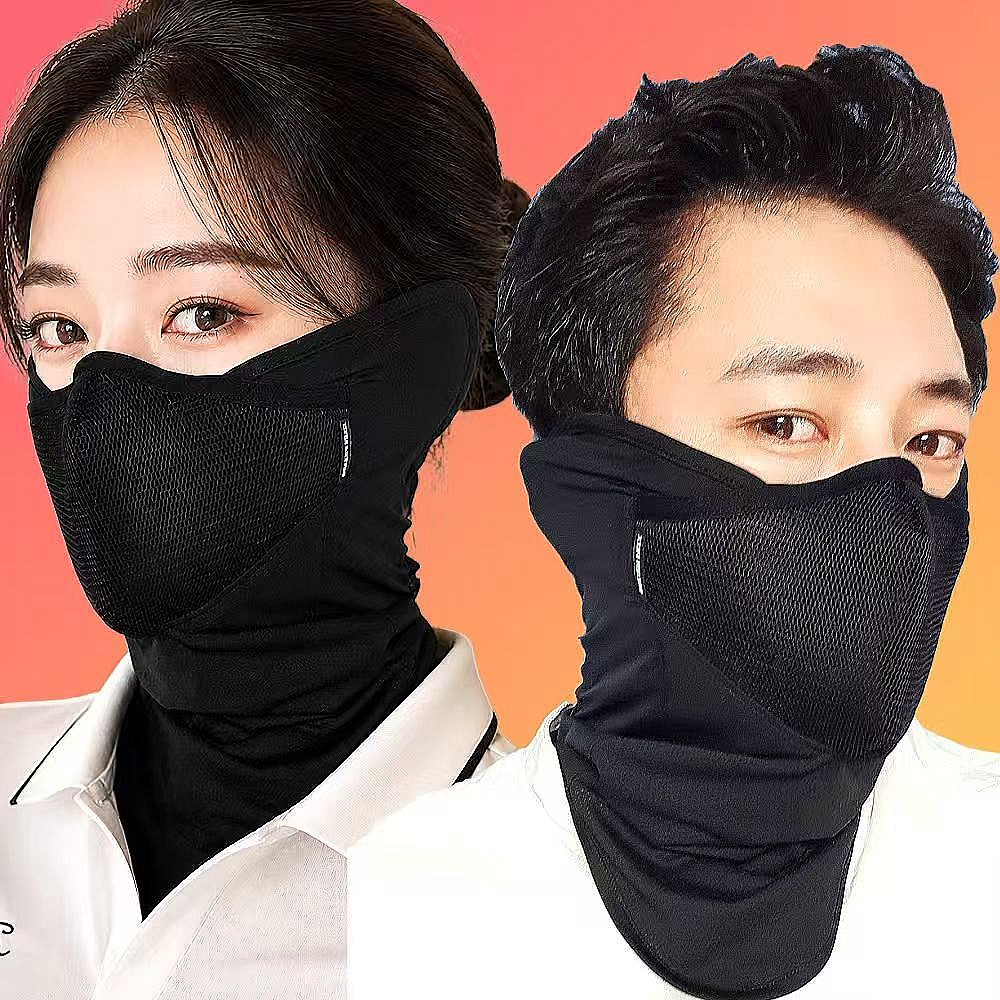300%호흡력 자외선차단마스크 여름 쿨 골프 자전거 러닝 페이스 안면 마스크 얼굴햇빛가리개 - 상품 이미지