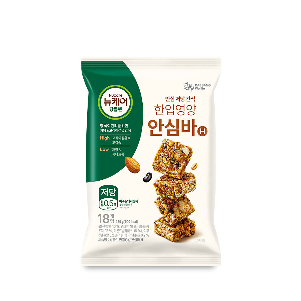 당플랜 안심다과상 (안심바18개입 + 안심차20티백 + 저당양갱8개입) x 1세트 - 상세 이미지 5