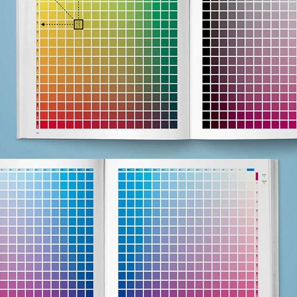 CMYK 색조합표 인쇄 컬러조합책 조색 - 상세 이미지 5