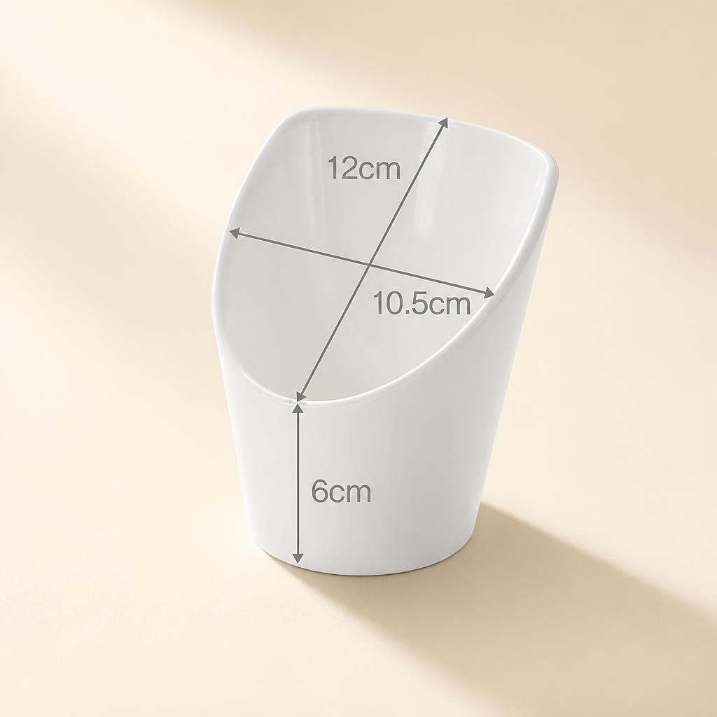 상추 도자기 접시 쌈채소 식기 A. 5인치 대나무통 그릇