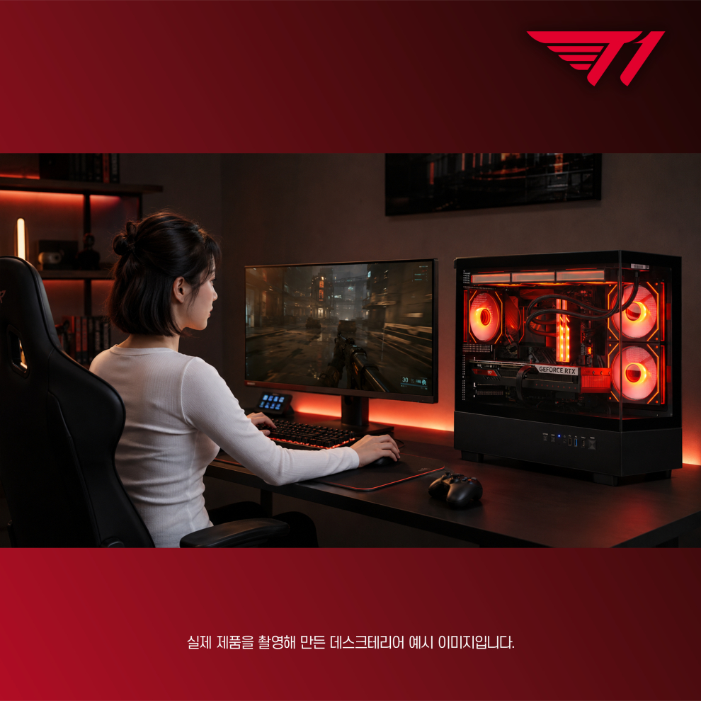 [ASUS X T1] T1 에디션 7800X3D RTX 5070 오버워치 배틀그라운드 조립컴퓨터 게이밍PC - 상세 이미지 3