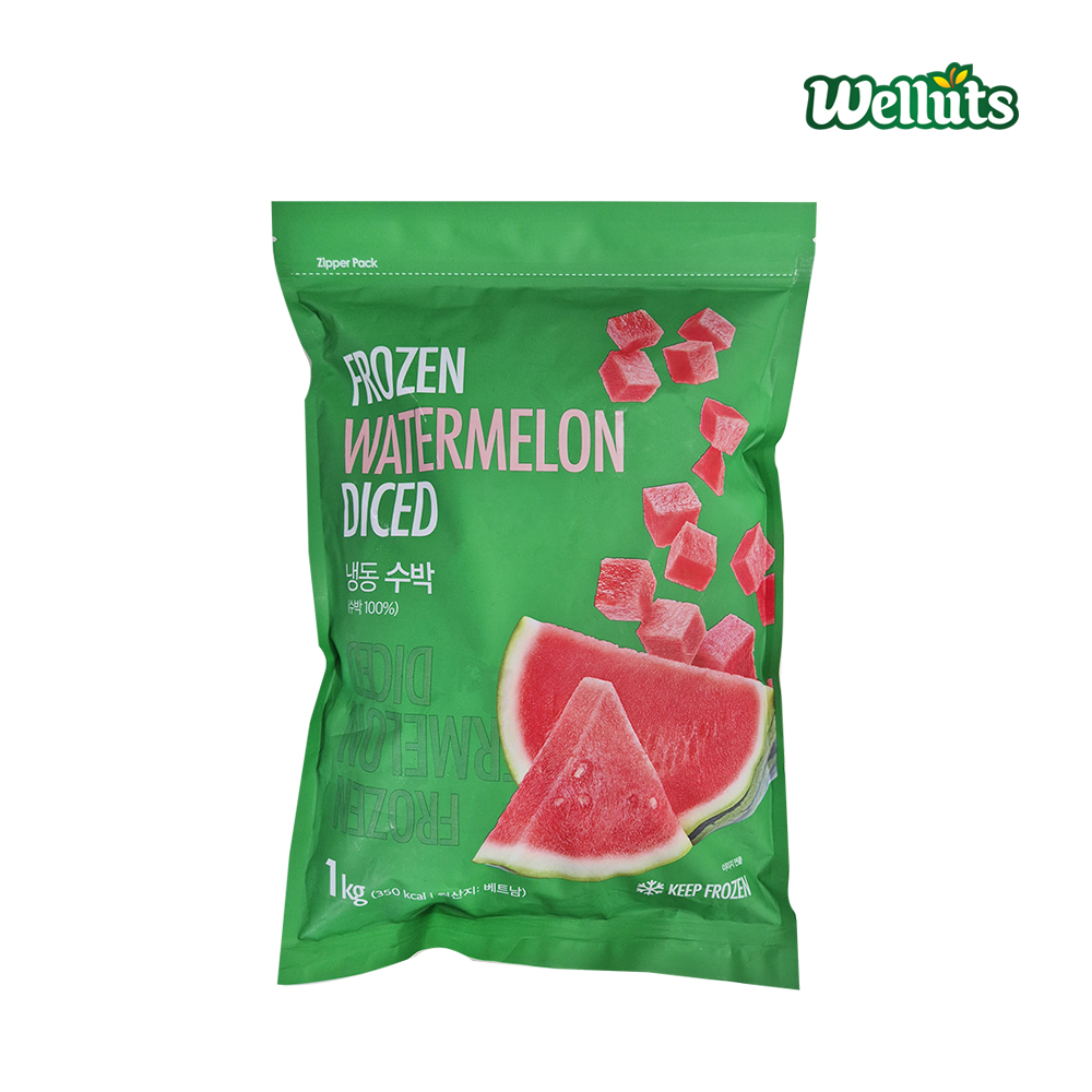 웰루츠 베트남산 수박 다이스 1kg, 1개 - 상품 이미지