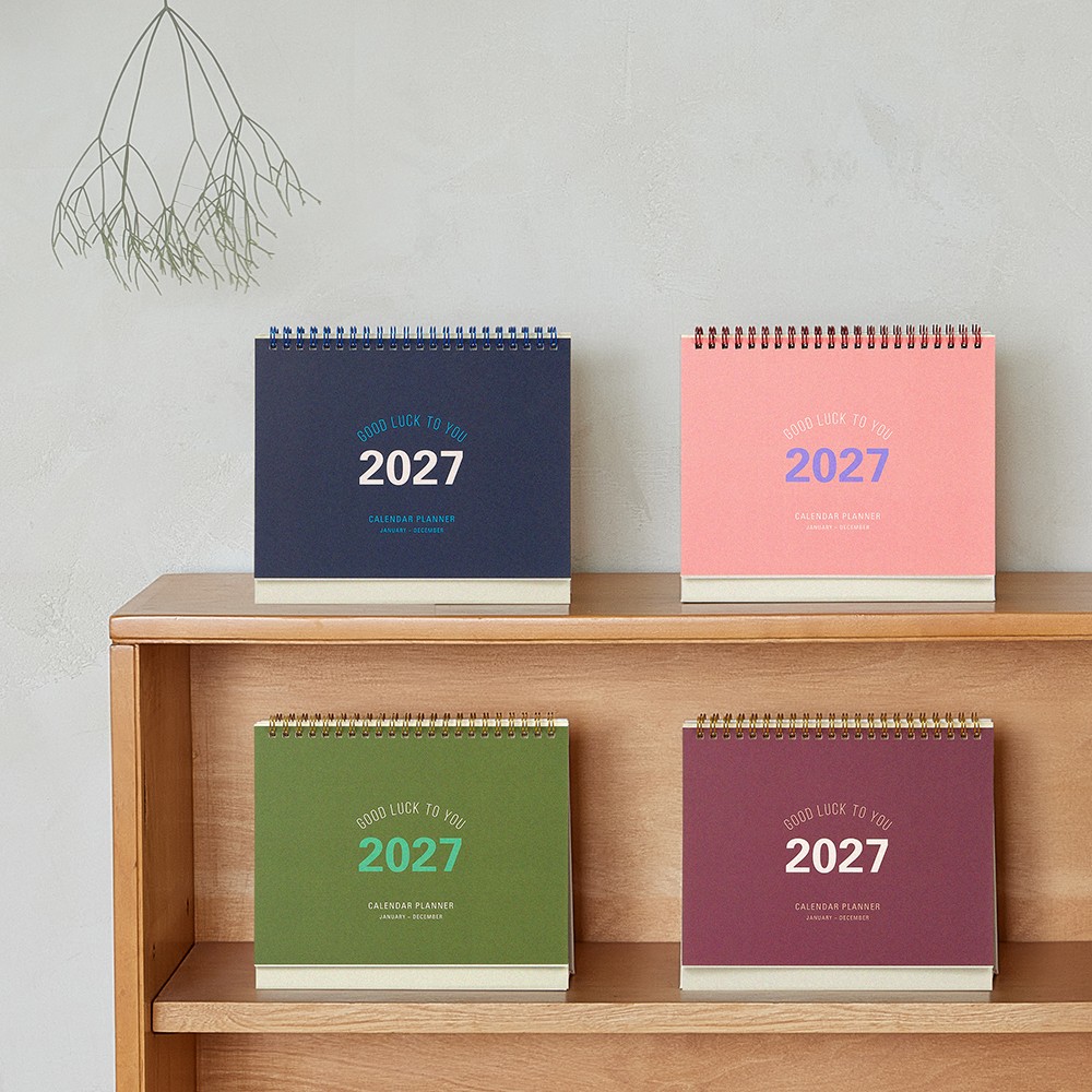 27년 탁상달력 심플 2027년 캘린더 플래너 메모 2027 데스크 스케줄러 테이블토크 - 상세 이미지 2