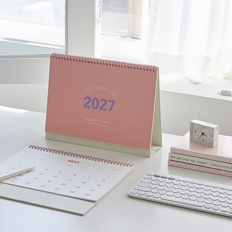 테이블토크 2027년 대형 탁상달력 2027 스케줄 달력 스케줄러 27년 데스크캘린더 A4 - 상세 이미지 3