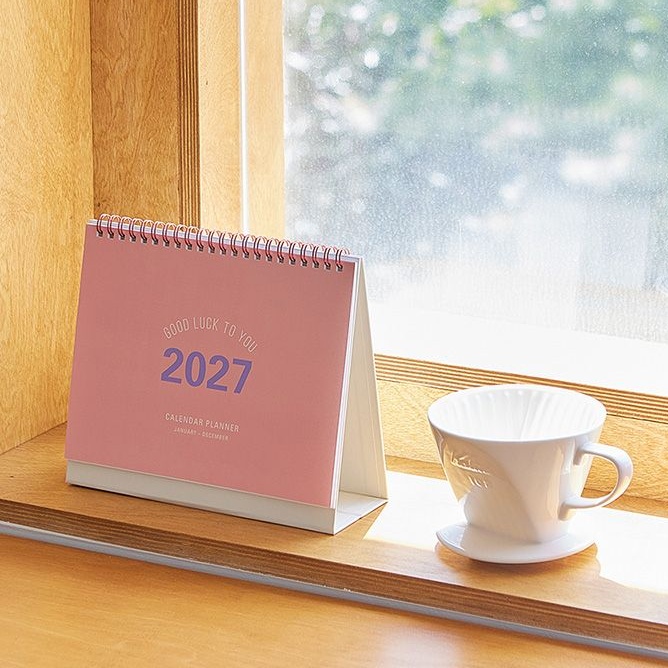 테이블토크 2027년 탁상달력 2027 스케줄 달력 스케줄러 27년 데스크캘린더 - 상세 이미지 3