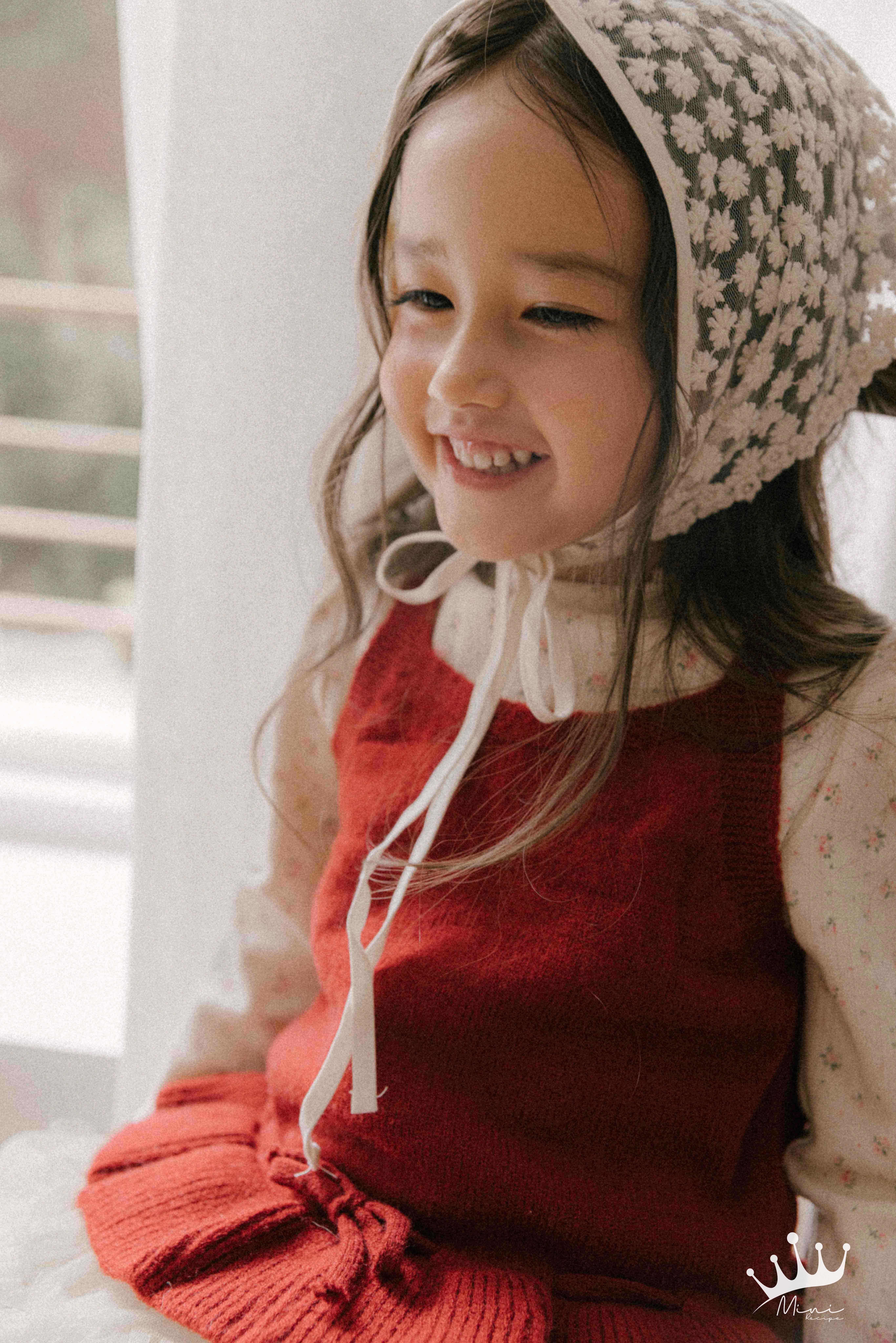 미니레시피 여아 메이플 니트베스트 가을 아동복 - 상세 이미지 3