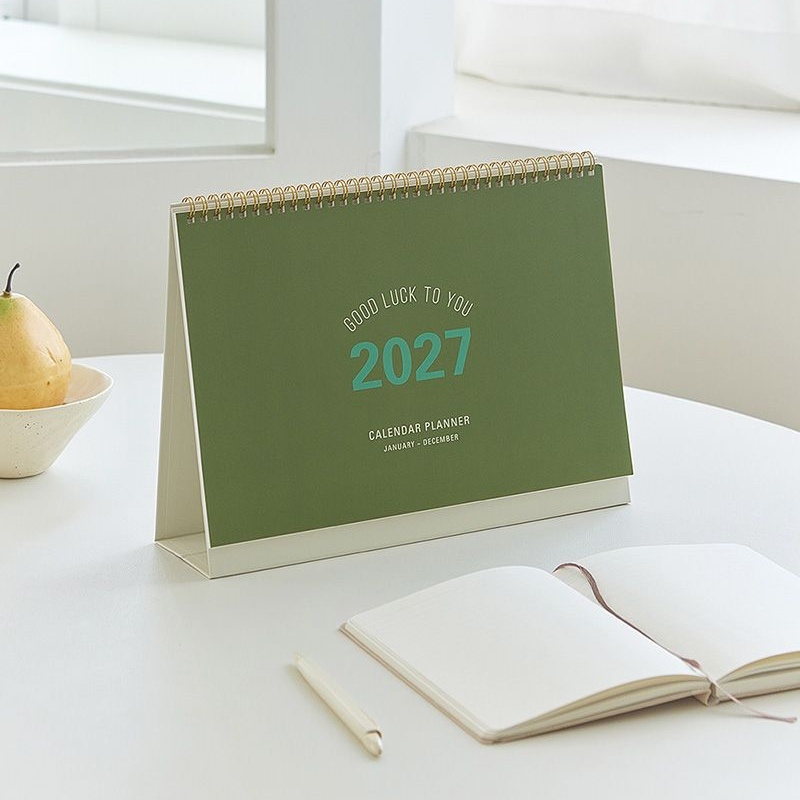 테이블토크 2027년 대형 탁상달력 2027 스케줄 달력 스케줄러 27년 데스크캘린더 A4 - 상세 이미지 4